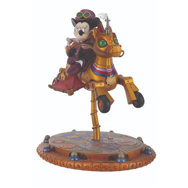 A Steampunk Minnie Mouse Figurine.