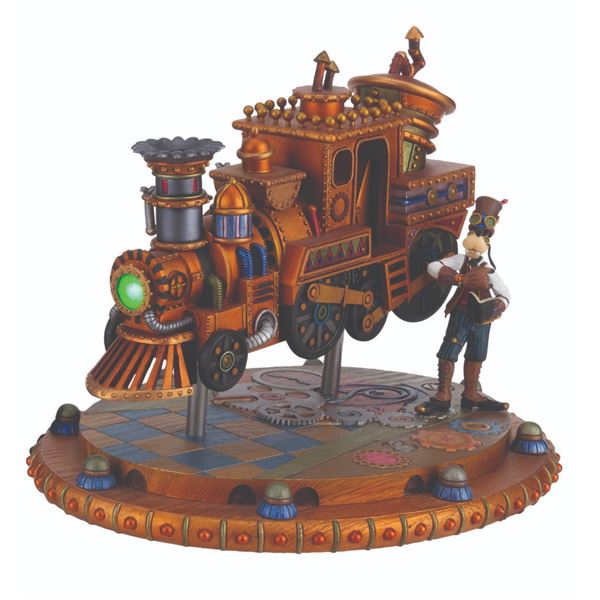 A Steampunk Goofy Figurine.