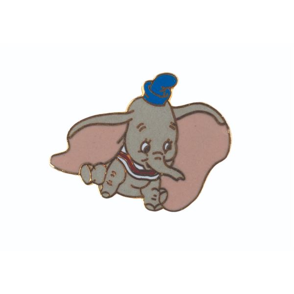 An Early Dumbo Enamel Pin.