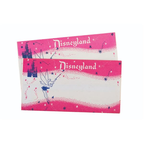 A Pair of 1960s Disneyland Envelopes.