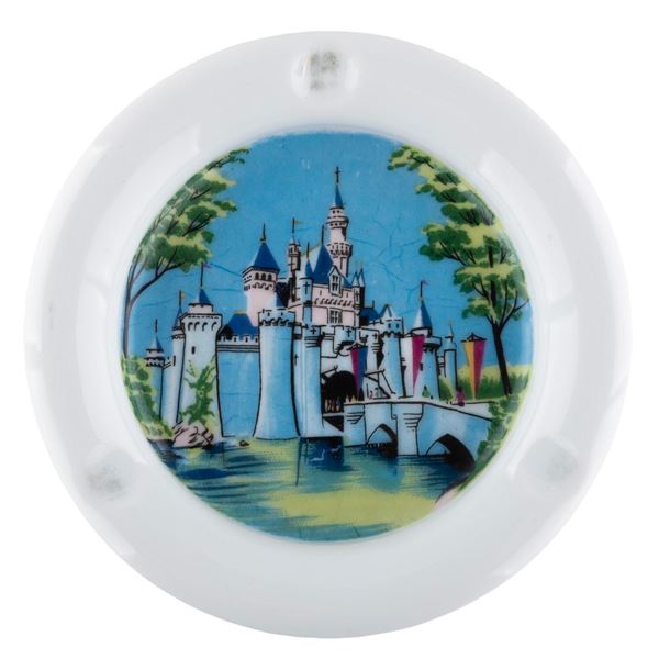A Disneyland Castle Souvenir Ashtray.