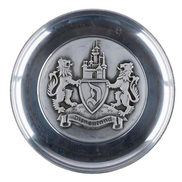 A Disneyland Coat of Arms Souvenir Dish.