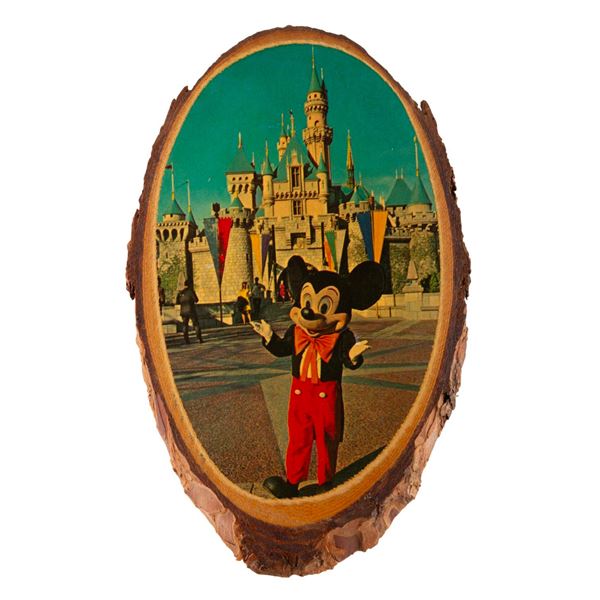 A Fan Made Mickey Mouse Wooden Plaque.