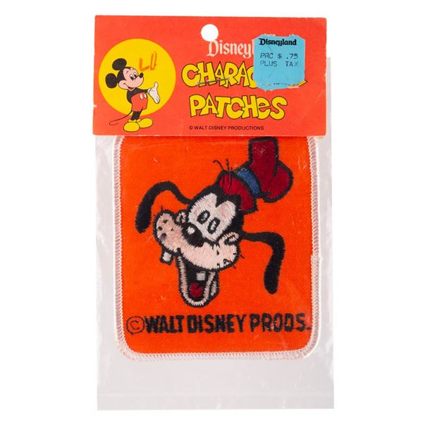A Goofy Disneyland Character Patch.