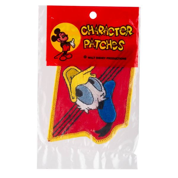 A Donald Duck Embroidered Patch.