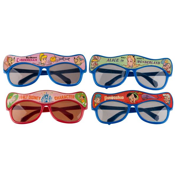 A Collection of Walt Disney Character Sunglasses.