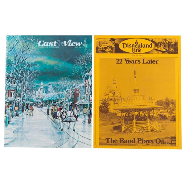 A Pair of Disneyland Cast Member Publications.