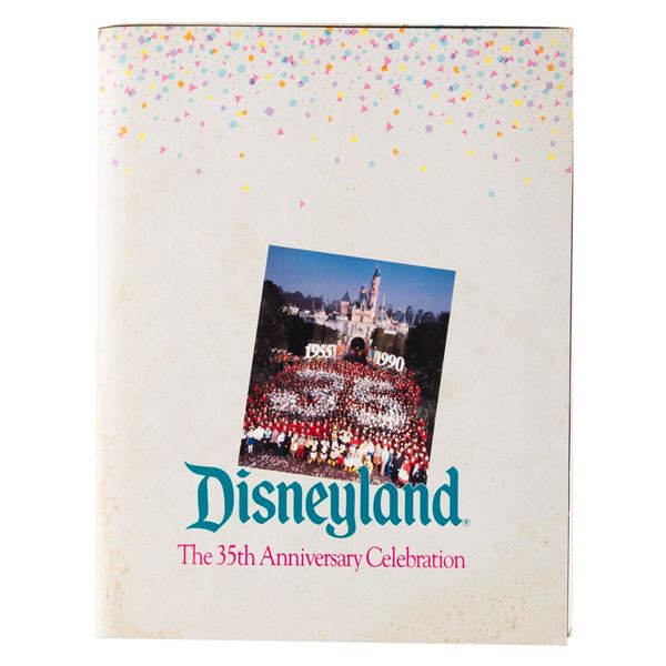 A Disneyland 35th Anniversary Press Kit.