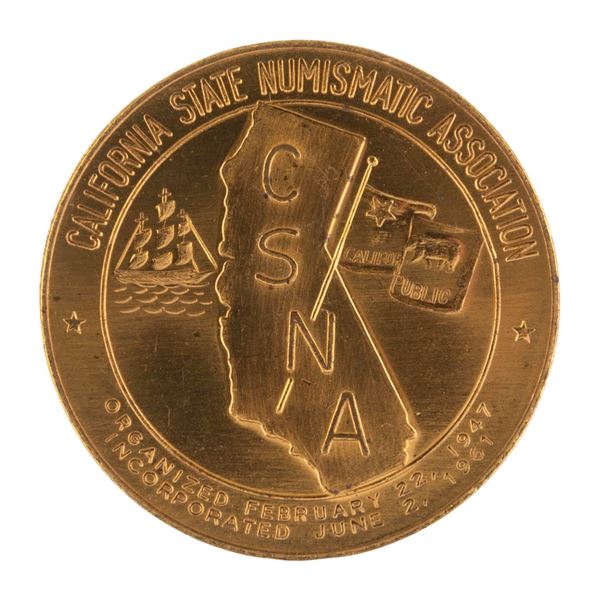 A 1964 Disneyland California State Numismatic Association Convention, Coin.