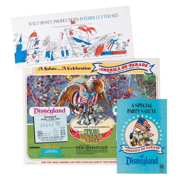 A Collection of America on Parade Ephemera.