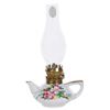 Image 2 : A Ruggles Floral Tea Pot-Shaped Ceramic Oil Lamp.