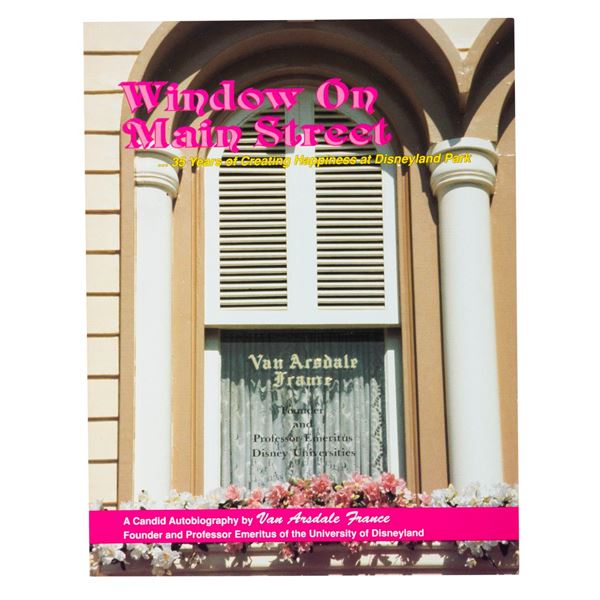 A Van France Signed Window on Main Street Book.