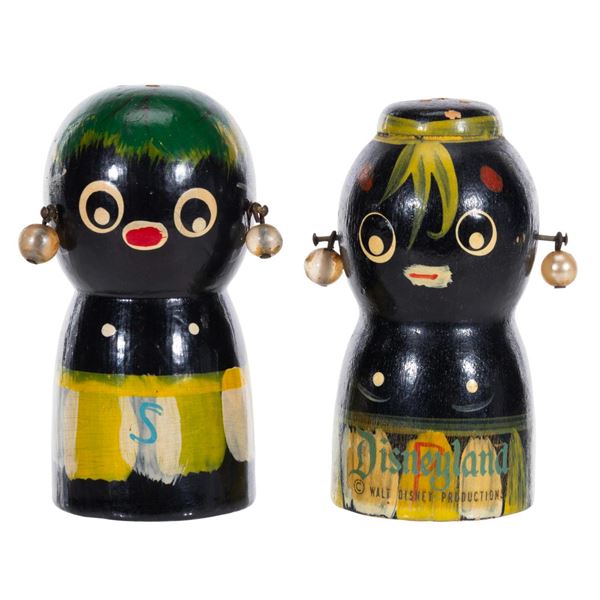 A Set of Adventureland Native Salt and Pepper Shakers.
