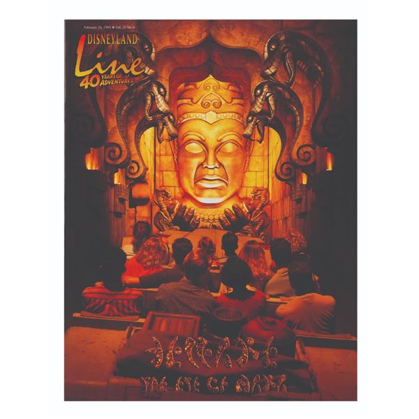An Indiana Jones Adventure Disneyland Line Magazine.