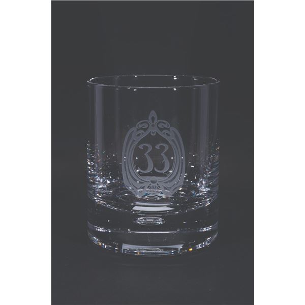 A Club 33 Rocks Glass.