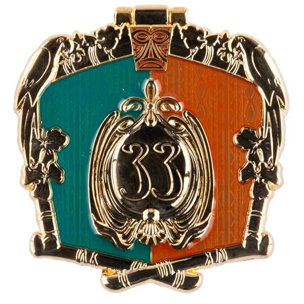 A Club 33 Enchanted Tiki Room Pin.