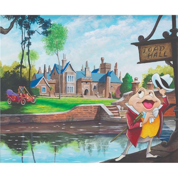 An Original Mr. Toad Painting by James C Mulligan.