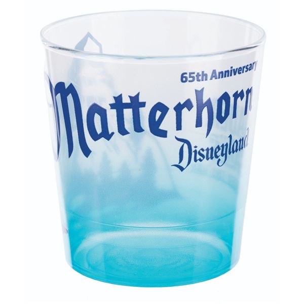 A Trader Sam's Matterhorn 65th Anniversary Plastic Cup.