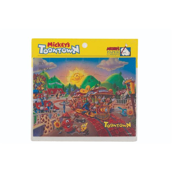 A Mickey's Toontown Postcard Puzzle.