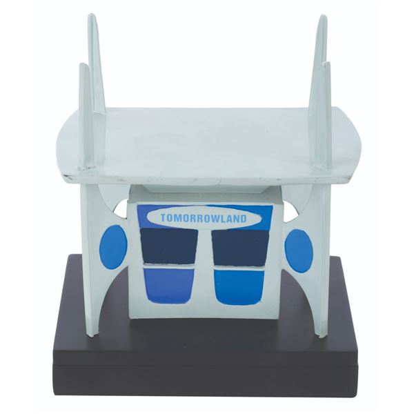 A Repaired Tomorrowland Ticket Booth Replica.