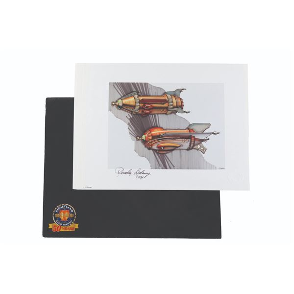 A Multi-Signed Tomorrowland Rapid Transit 50 Years Print Set.