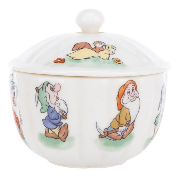 A "Snow White" Ceramic Sugar Bowl.