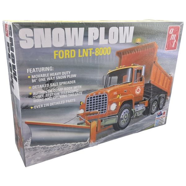 NIB vintage Snow Plow truck by AMT, box is 14"
