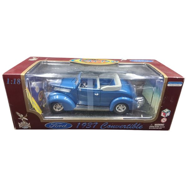 NIB 1:18 scale die cast 1937 Ford Convertible