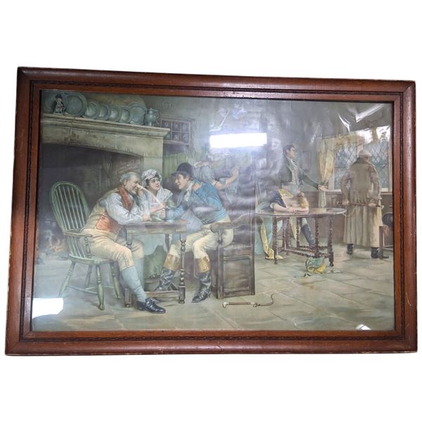 Nicely framed vintage print. 29"x20"