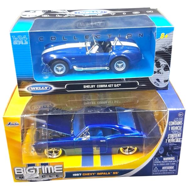 2 NIB 1:24 scale cars