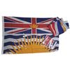 Image 1 : 3 BC flags, largest is 70"x36"