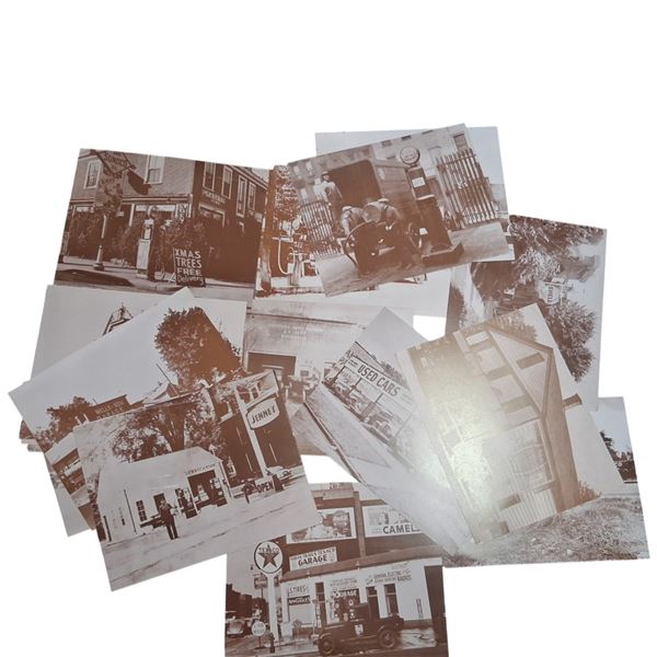 Approx 20 large vintage gas station and petroliana photos 14"x11" each