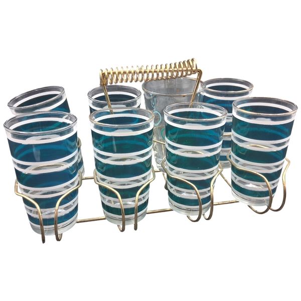 Set of vintage glasses