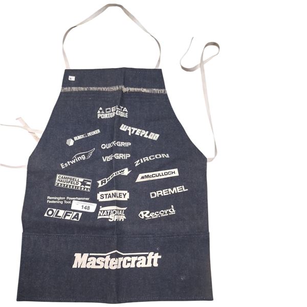 Vintage Mastercraft shop apron