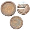 Image 1 : 3 antique scale weights