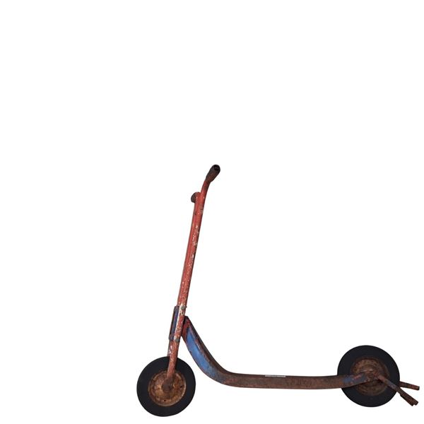 Vintage metal scooter 34" tall