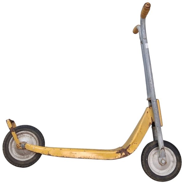 Vintage metal scooter 27" tall
