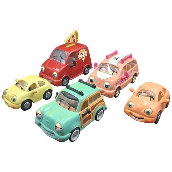 6 collectable Chevron  Cars 6" ea