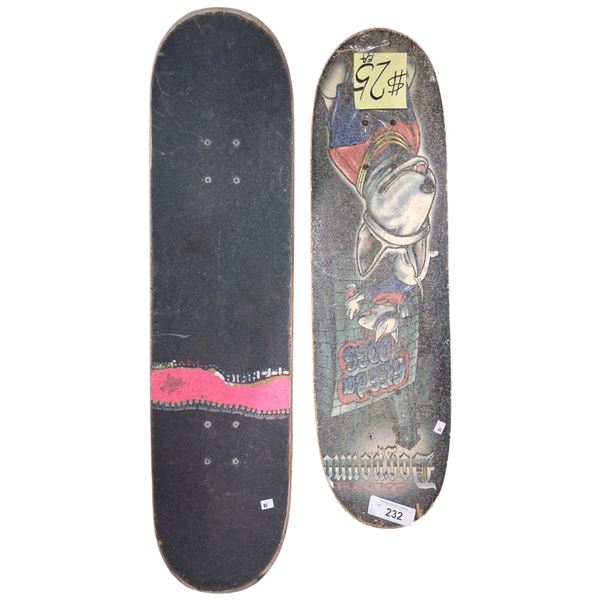 2 vintage skateboards
