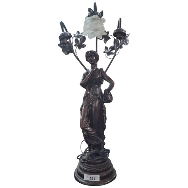 Beautiful art deco style lamp 33" tall