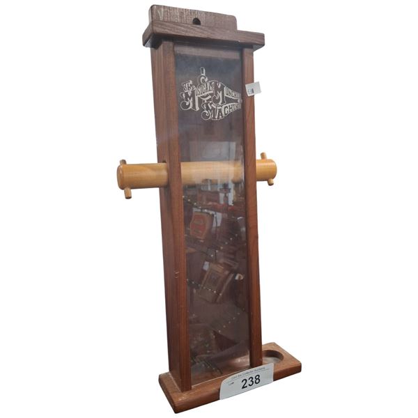 Vintage wooden "The Musical Munchy Machine" 15"