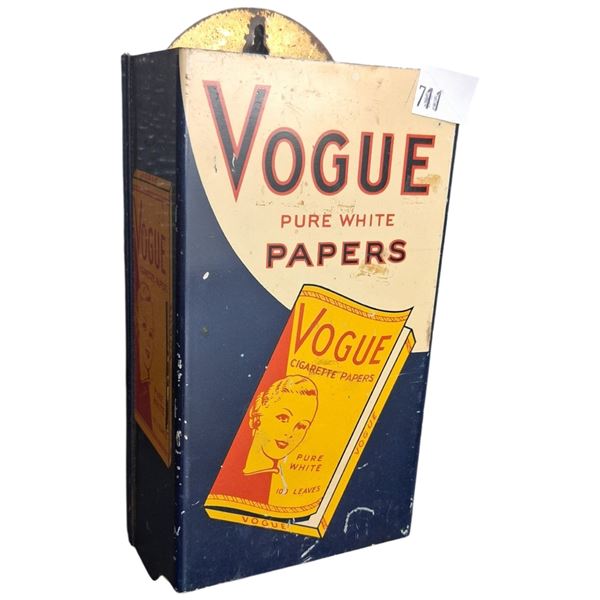 Vintage Vogue rolling paper dispenser 6"