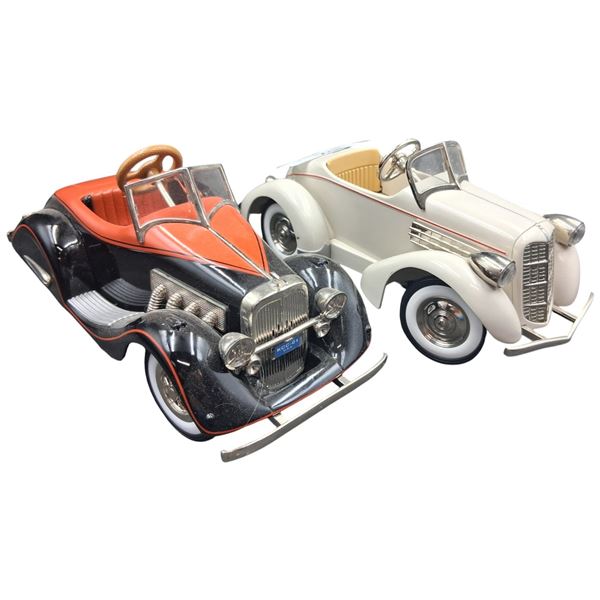 2 Hallmark kiddie cars 9.5" ea