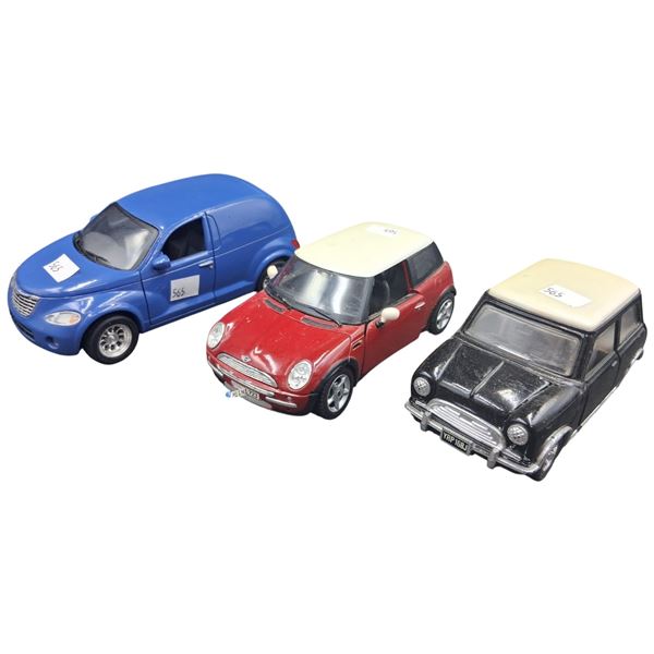 3 die cast 1:24 scale vehicles