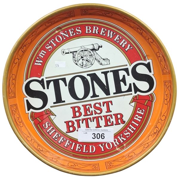 Vintage Stone's Best Bitter beer tray 12"