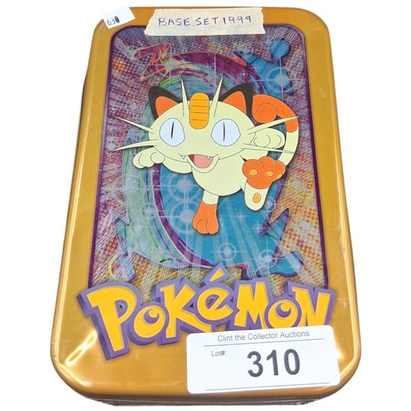 Collection of 1999 Pokemon cards in case