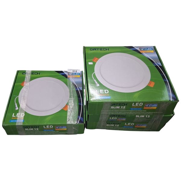 4 NIB LED lights, 12"