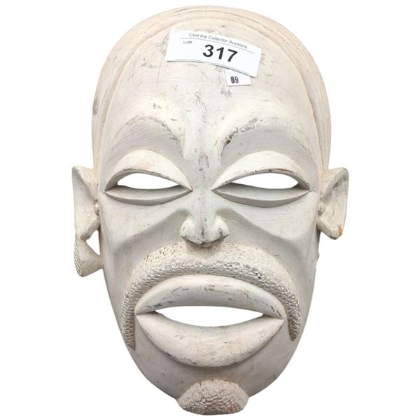 Vintage wooden mask 13"
