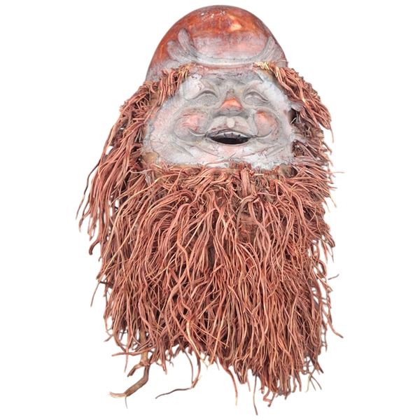 Vintage wooden mask 13"