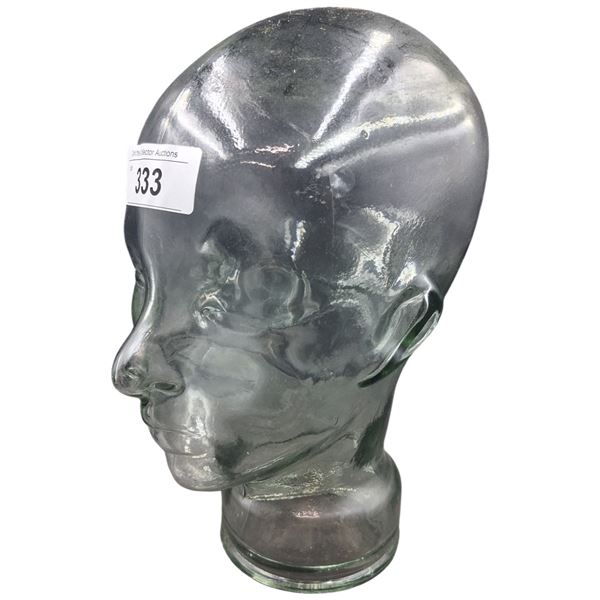 Vintage glass head 11"